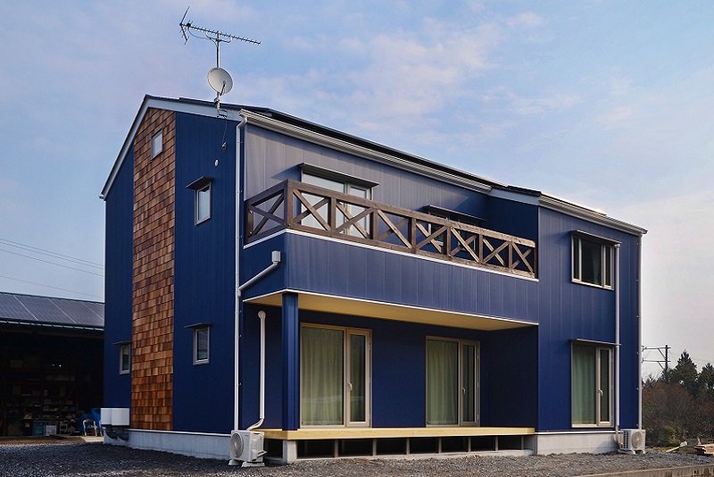 美濃加茂の匠建のモデルルームの外観
