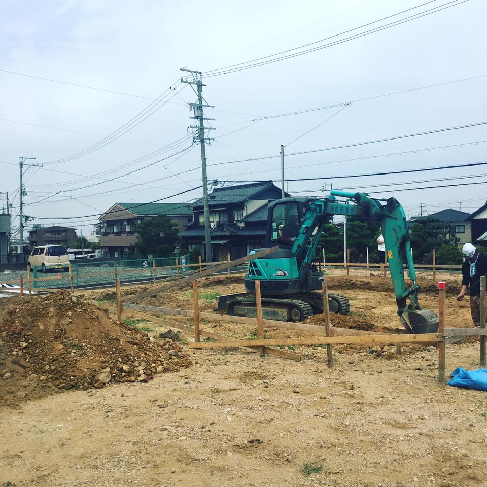 美濃加茂で新築、注文住宅なら匠建、建設中