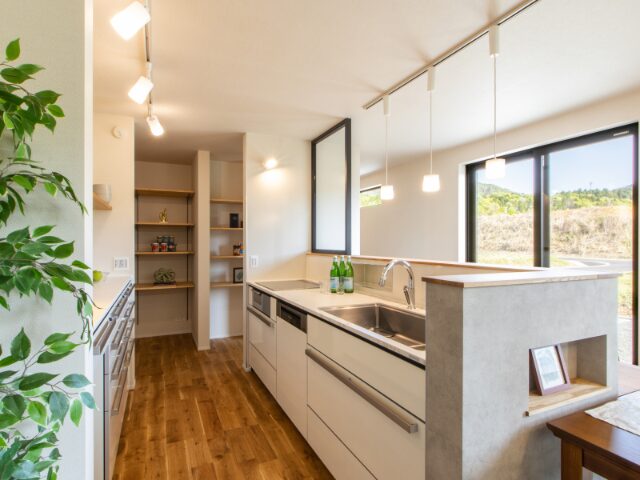 レンジフードのないキッチン
掃除が楽
大掃除不要
家事楽